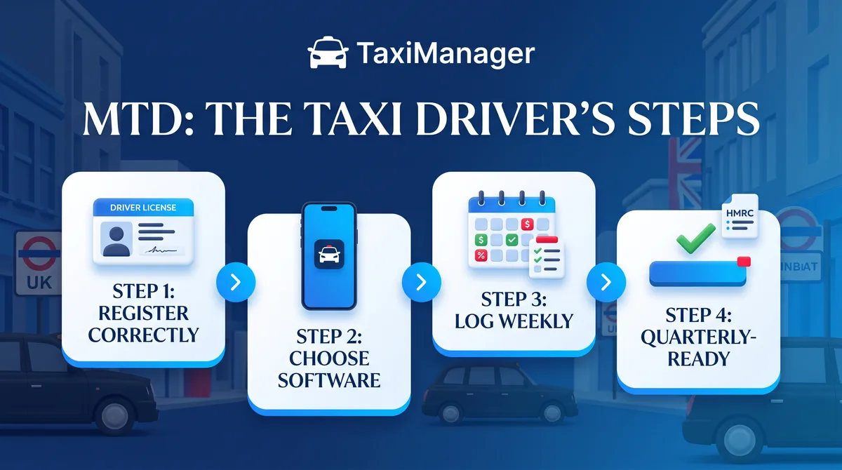 How to prepare for MTD (step-by-step for UK taxi drivers)